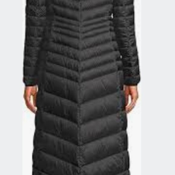 Lands' End Wanderweight Ultralight Packable Maxi Down Puffer Coat 1X - Picture 2 of 3